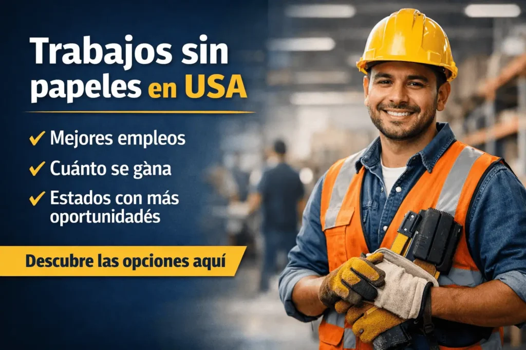 Empleos para inmigrantes sin papeles en USA: trabajos mejor pagados y opciones reales