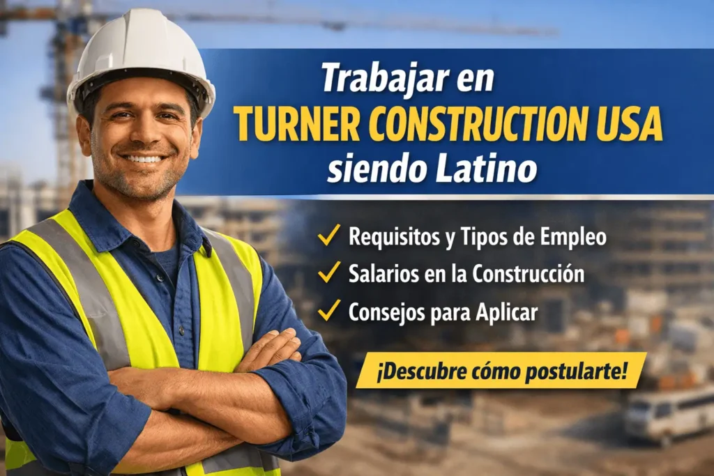 Cómo trabajar en Turner Construction USA siendo latino: guía completa de empleo, requisitos y salarios